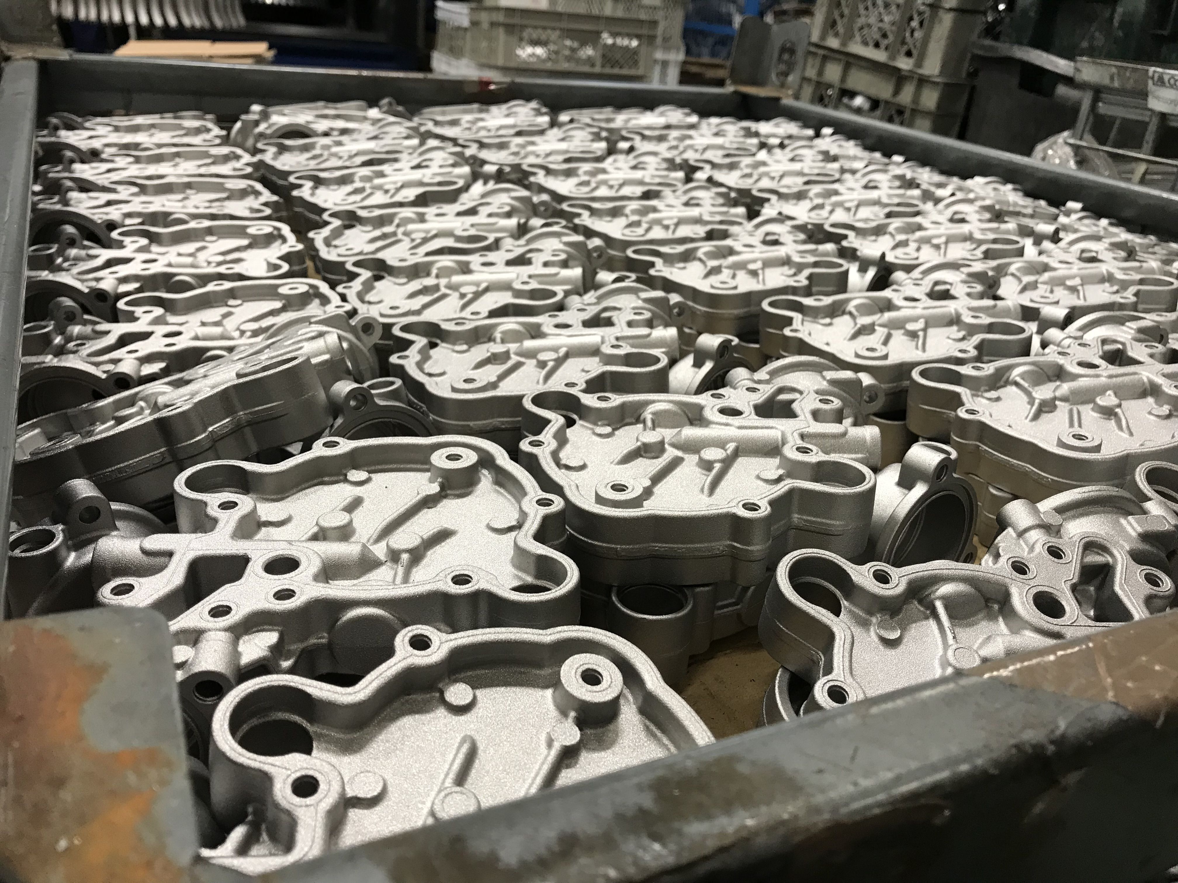 Sabbiatura a grappolo presso Erredue Group